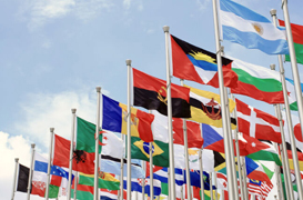 Flags of the world.